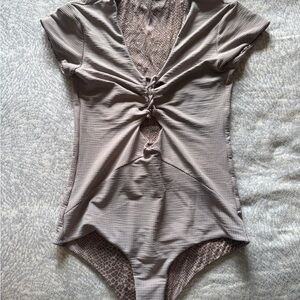 Acacia Swimwear Taupe One Piece